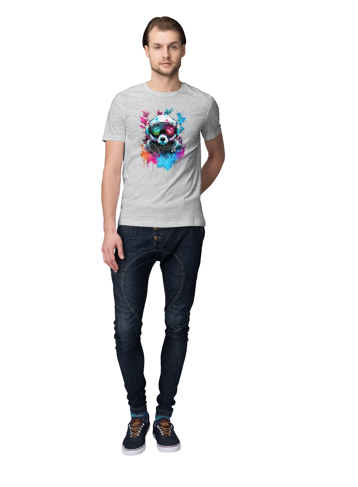 Панда в VR шолом