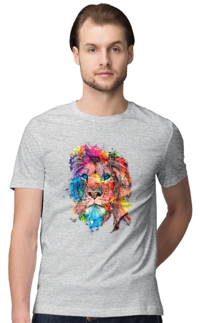 Лев із фарби