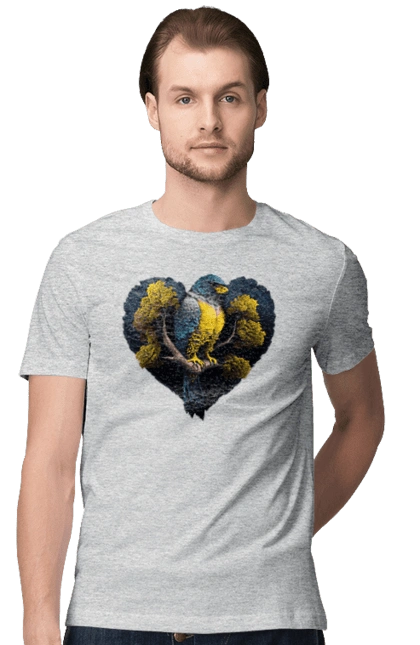 Blue and yellow falcon