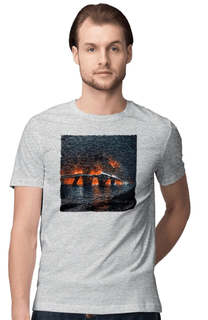 The Crimean bridge is on fire