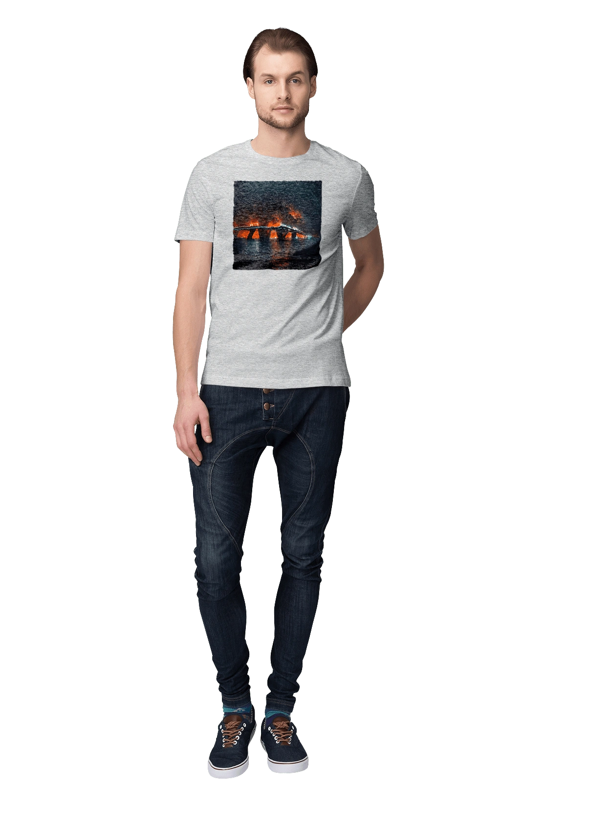 The Crimean bridge is on fire