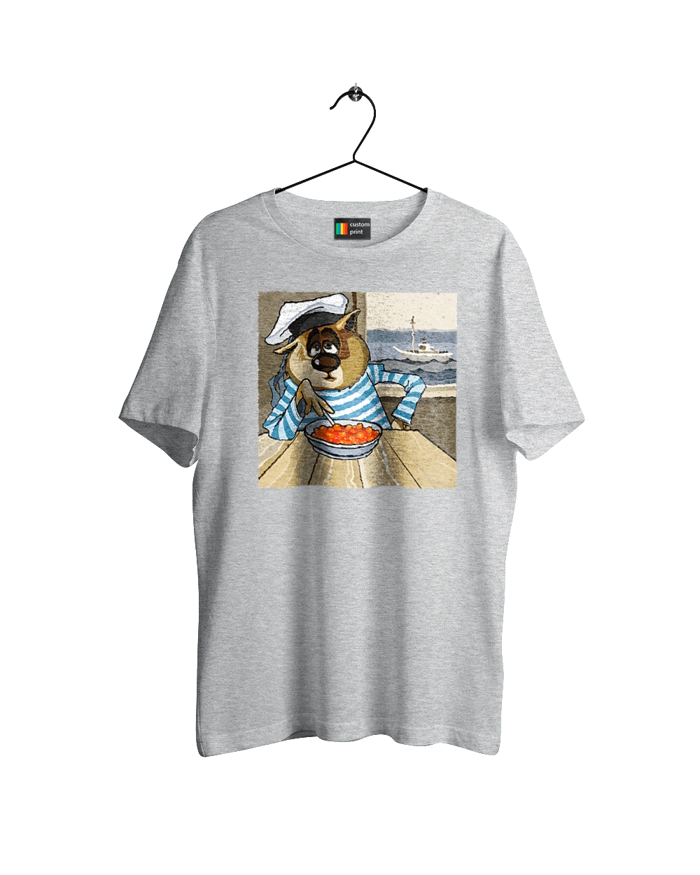 Cat Sailor, On The Ship Eats Red Caviar