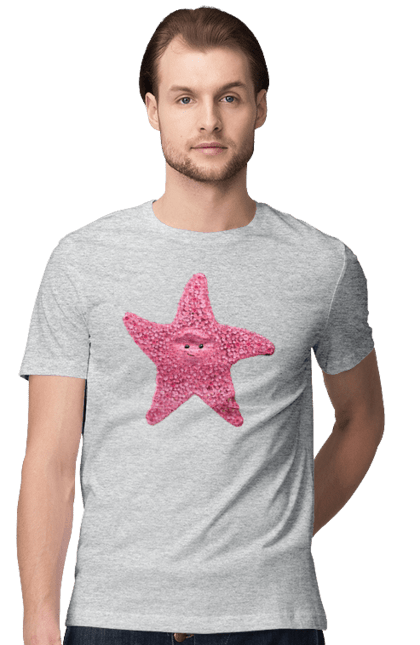 Футболка чоловіча з принтом "Зірка, В Пошуках Немо, Мультик". Зірка, мультик, у пошуках немо. 2070702