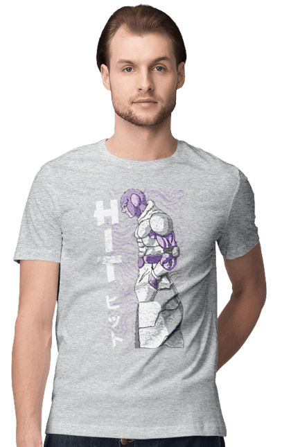 Men's t-shirt with prints Dragon Ball Frieza. Anime, dragon ball, frieza, manga, tv series. 2070702