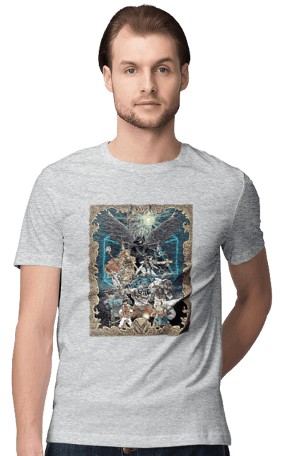 Футболка чоловіча з принтом "Легенда вокс машина". Вокс, вокс машина, машина, мультсериал, приключения, сериал, фентезі. 2070702