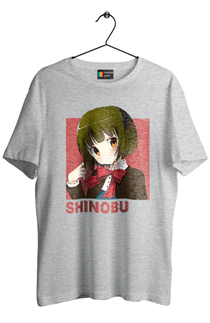 Men's t-shirt with prints Kiniro Mosaic Shinobu Omiya. Anime, gold mosaic, kiniro mosaic, kinmoza, manga, shinobu, shinobu omiya. 2070702