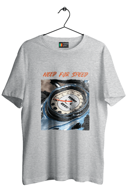 Футболка чоловіча з принтом "Мото 3". Байкер, дорогая, мотоцикл, ретро, скорость, спидометр, стиль жизни. 2070702