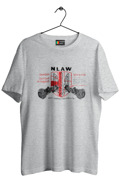 Men`s t-shirt with prints NLAW. Caesar, himars, nlaw, patriot, weapons, zaluzhny. 2070702