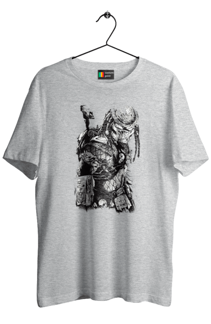 Men's t-shirt with prints The Predator. Alien, cinema, film, predator, thriller. 2070702