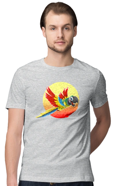 Папуга На Тлі Сонця