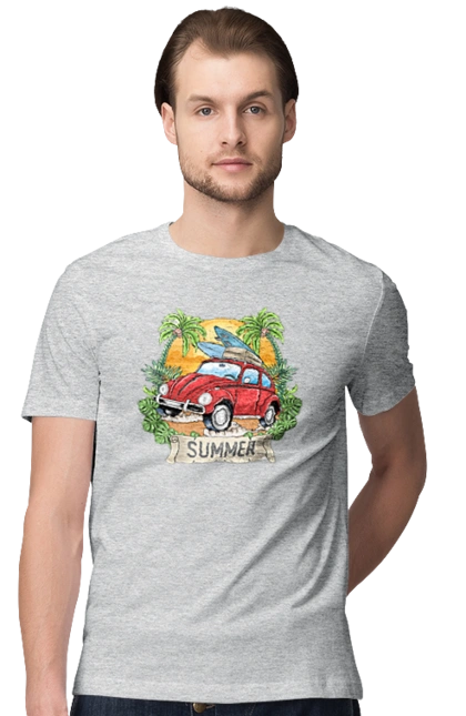 Summer, Car And Palm Trees