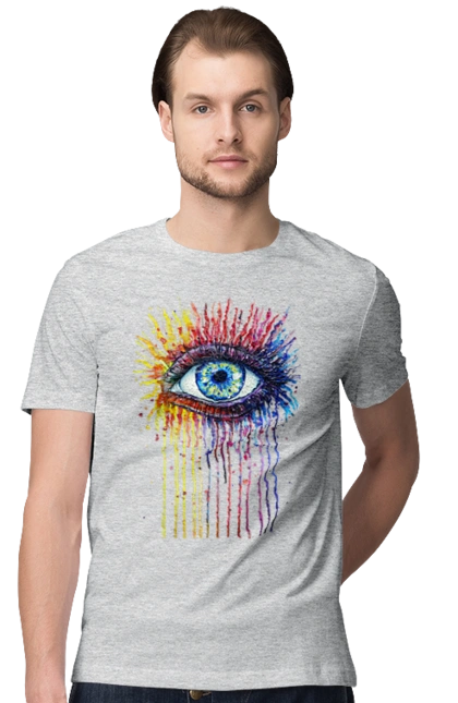 Красочно Течет Глаз