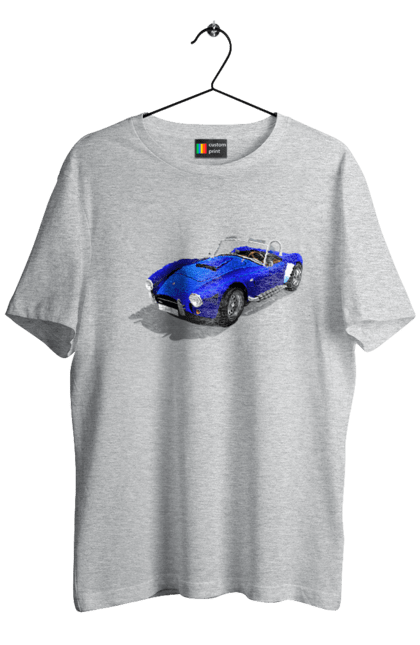 Футболка чоловіча з принтом "Автомобіль". Авто, автомобиль, класика, старовинна машина, старовинний. 2070702