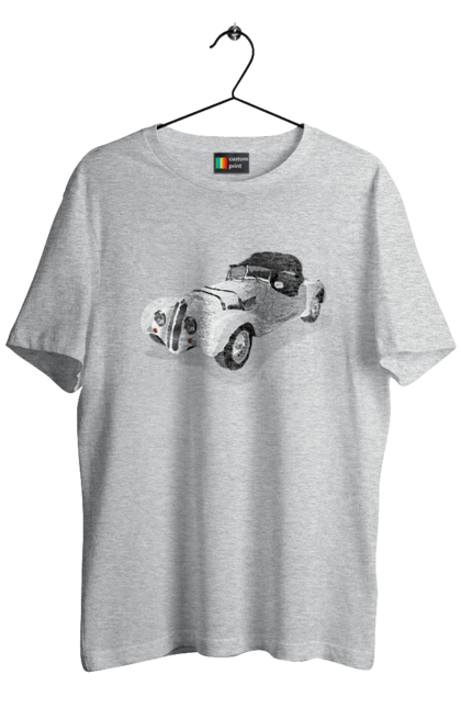 Men`s t-shirt with prints Car. Auto, car, classic, old, old machine. 2070702