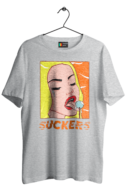 Футболка чоловіча з принтом "Чупа чупс". Гумор, мем, прикольна, сакерс, смішна, чупа чупс. 2070702