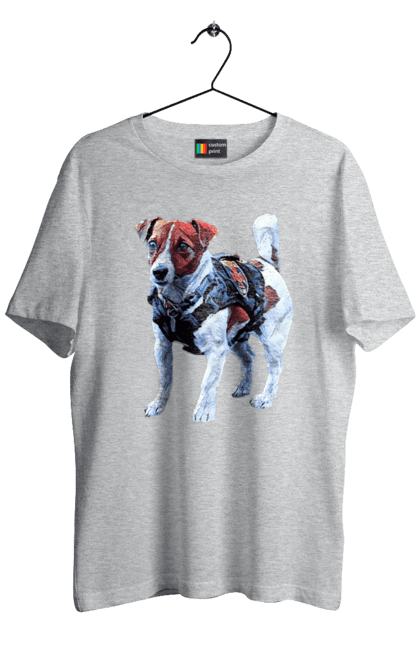 Футболка чоловіча з принтом "Пес Патрон". Зсу, патрон, пес, пес патрон, україна. 2070702