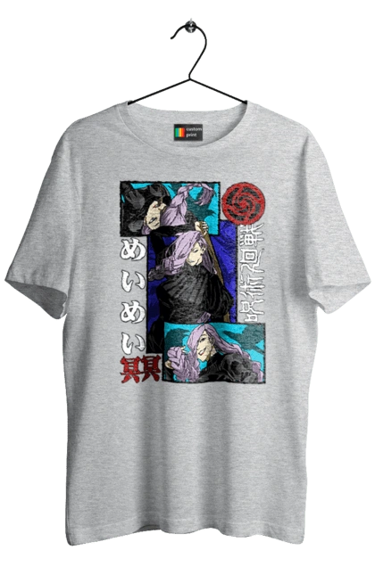 Футболка мужская с принтом Магическая битва Мэй Мэй. Anime, jujutsu kaisen, manga, mei mei, аниме, магическая битва, манга, мэй мэй. 2070702