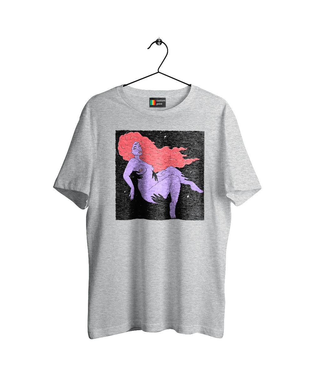 Purple Girl In Black Dire