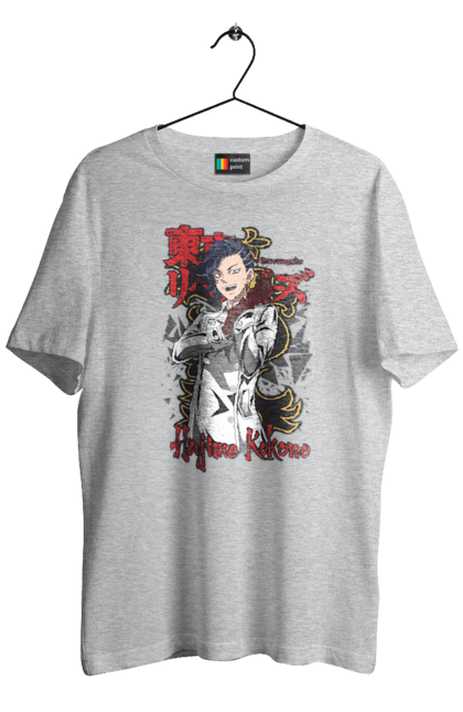 Men's t-shirt with prints Tokyo Revengers Hajime Kokonoi. Anime, black dragon, film, hajime kokonoi, manga, tokyo manji gang, tokyo revengers, tv series. 2070702