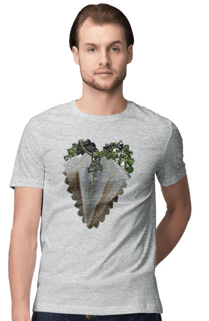 Men`s t-shirt with prints Book valentine. Books, decoration, heart, heart shape, love, nature, reading, wood. 2070702