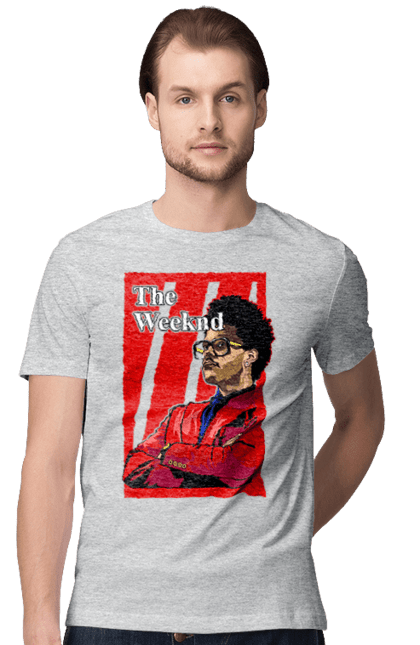 Men's t-shirt with prints The Weeknd. Actor, producer, singer, tesfaye, weeknd. 2070702