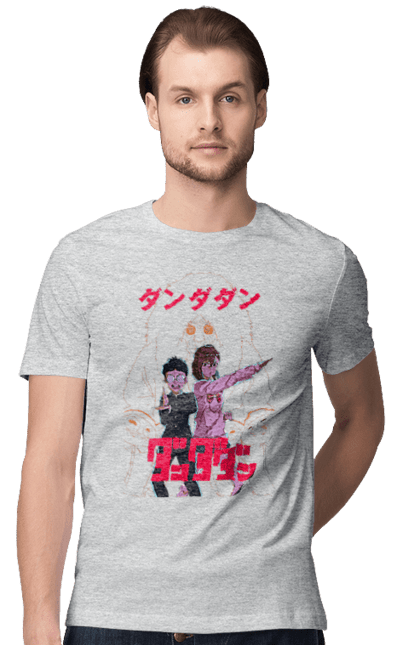 Men`s t-shirt with prints Dandadan. Anime, ayase, dandadan, ken takakura, manga, momo ayase, okarun, takakura. 2070702