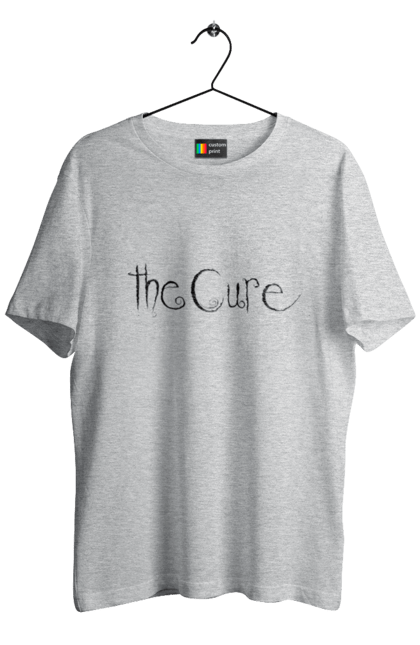 Футболка чоловіча з принтом "The Cure". Cure, kiss me, альтернативний рок, готик рок, група, дрім піп, музика, нова хвиля, постпанк, рок. 2070702