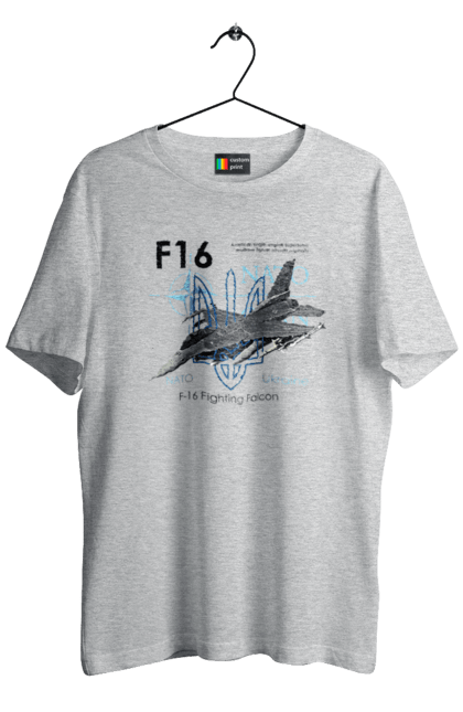 Men`s t-shirt with prints F16. F16, howitzer, nasams, suzanne, zaluzhny, zuzana. 2070702