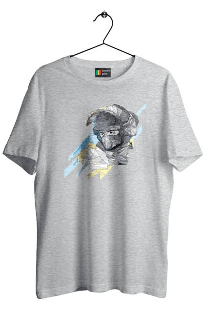 Men`s t-shirt with prints Glory to the armed forces of Ukraine. Brand, defender`s day, glory ssu, gratitude, ukrposhta. 2070702