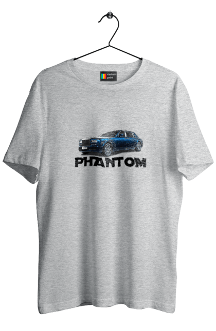 Футболка чоловіча з принтом "Ролс ройс". Авто, автомобіль, люкс клас, ролс ройс, седан, фантом. 2070702