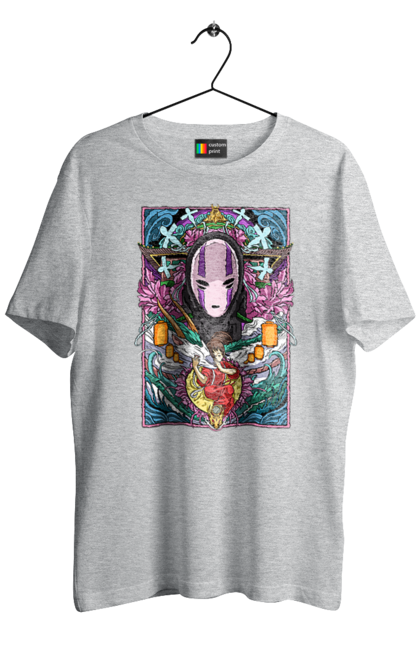 Men's t-shirt with prints Spirited Away Kaonashi. Faceless, kaonashi, spirited away. 2070702