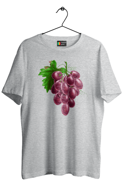 Men`s t-shirt with prints Grapes. Grapes. 2070702