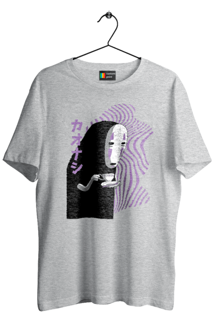 Men's t-shirt with prints Spirited Away Kaonashi. Faceless, kaonashi, spirited away. 2070702