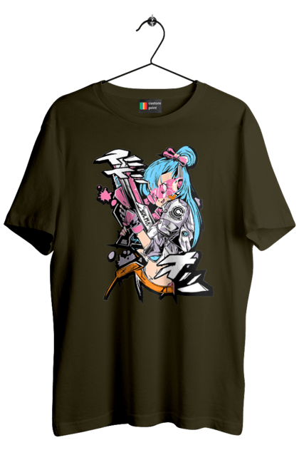 Men's t-shirt with prints Dragon Ball Bulma. Anime, bulma, dragon ball, goku, manga, tv series, vegeta. 2070702