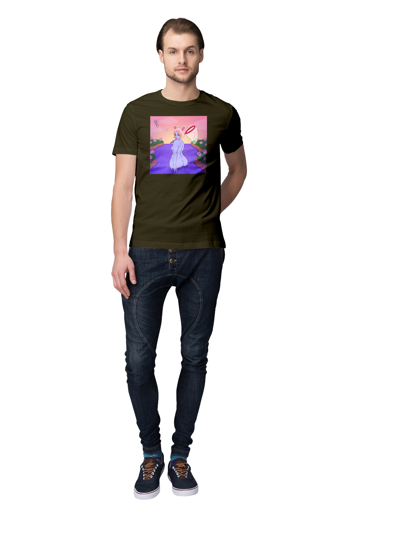 Purple Girl On The Hunt