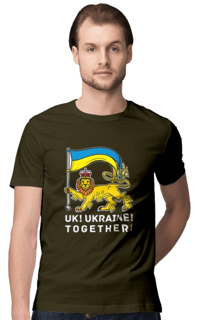 UK та Україна разом.( темний фон )