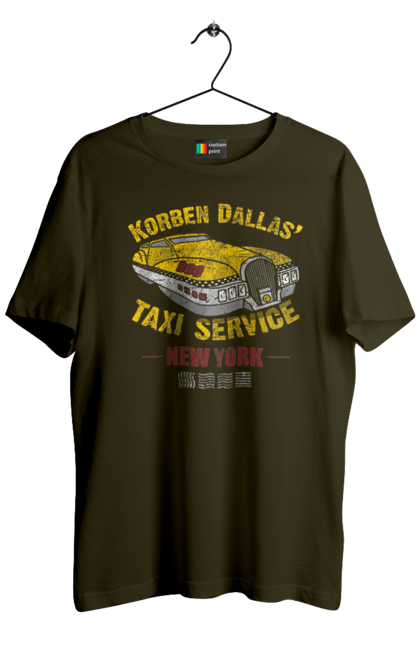 Men`s t-shirt with prints Fifth element | Korban Dallas | Taxi service. Corban dallas, fifth element, new york, taxi, taxi service. 2070702