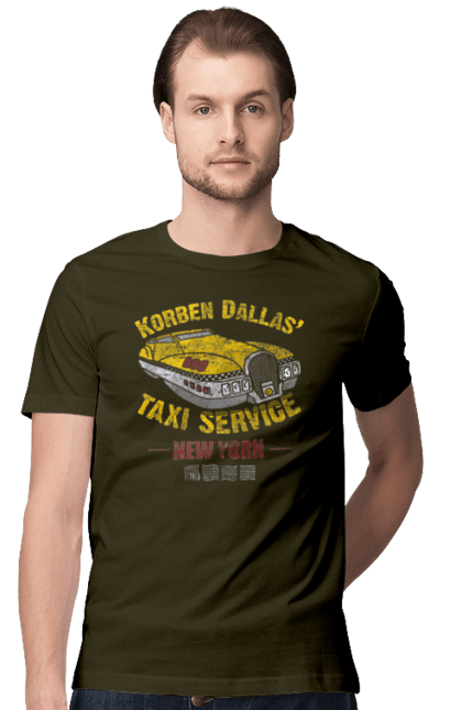 Men`s t-shirt with prints Fifth element | Korban Dallas | Taxi service. Corban dallas, fifth element, new york, taxi, taxi service. 2070702