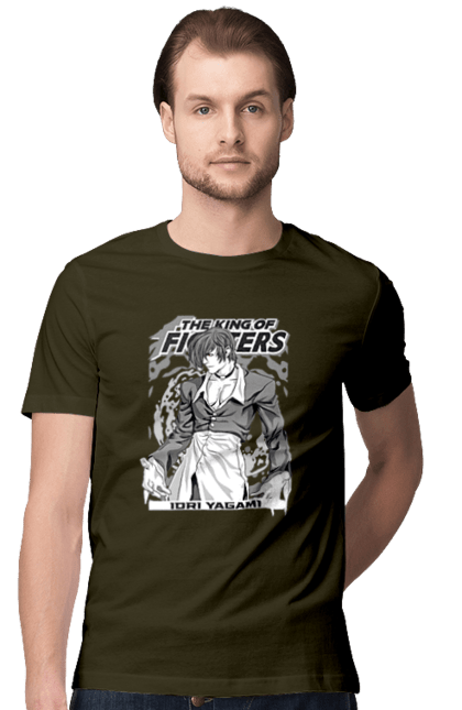 Men's t-shirt with prints The King of Fighters Iori Yagami. Game, iori yagami, king of fighters, rivals, video game. 2070702