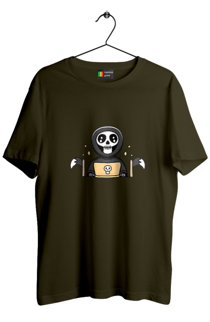 Футболка чоловіча з принтом "Темний розробник програміст". Brain, geek, linux, php, ай ти, ай ті, баг, геймер, гік, гра в кальмара, де баг, код, лаптоп, лінукс, пранк, програміст, розробник, смерть, сміх, смішне, ютер. 2070702