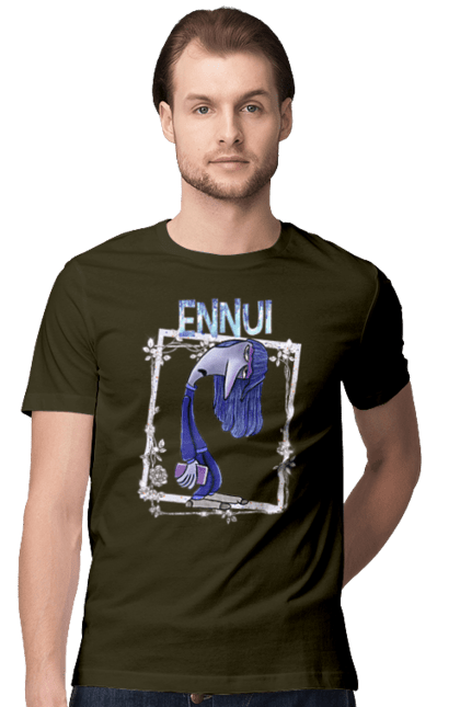 Men's t-shirt with prints Inside Out Ennui. Cartoon, emotions, ennui, inside out, pixar. 2070702