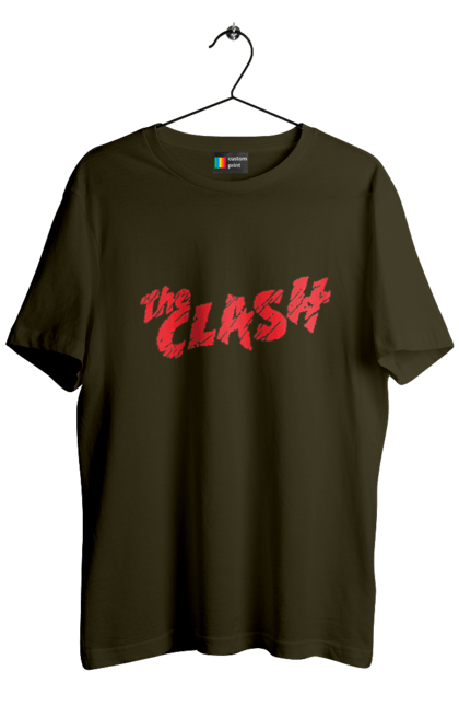 Men's t-shirt with prints The Clash. Clash, dub, group, music, punk, punk rock, reggae, rock, rock`n`roll. 2070702