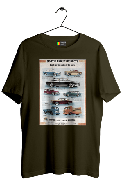 Men`s t-shirt with prints Car. Rootes, rootes (australia) limited, rootes group, rootes group products. 2070702