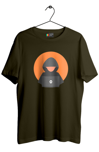 Футболка чоловіча з принтом "Я програміст". Angular, c, css, html, it, javascript, jquery, php, python, react, svelt, vue, айтишник, айті, гумор, код, кодувати, прогер, програміст, програмісти, ти ж, ти ж програміст, тиж програміст. 2070702