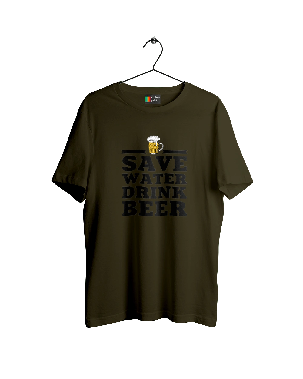 Save water, drink beer (black)