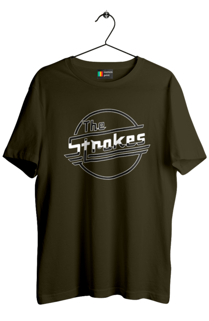 Men's t-shirt with prints The Strokes. Alternative rock, garage rock, group, indie, indie rock, music, post-punk revival, rock, strokes. 2070702