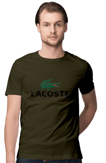 Футболка чоловіча з принтом "Лакоста". Lacoste, коста лакоста, крокодил, лакост, лакост лого, лакоста, лакоста оригинал, лакосте. PrintMarket - інтернет-магазин одягу та аксесуарів з принтами плюс конструктор принтів - створи свій унікальний дизайн