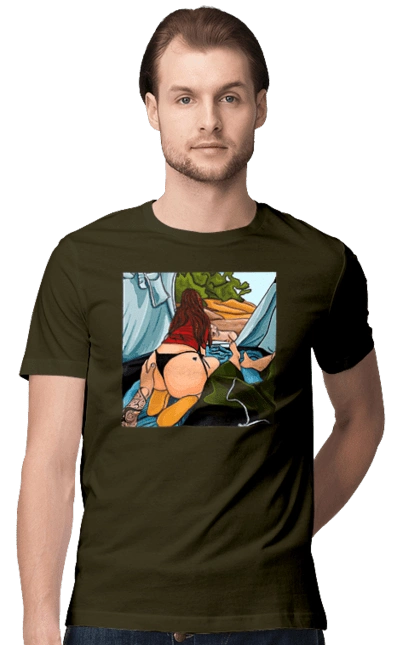 Rest With Favorite In The Tent