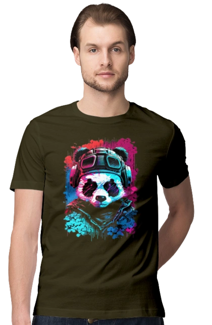 Панда в VR шолом