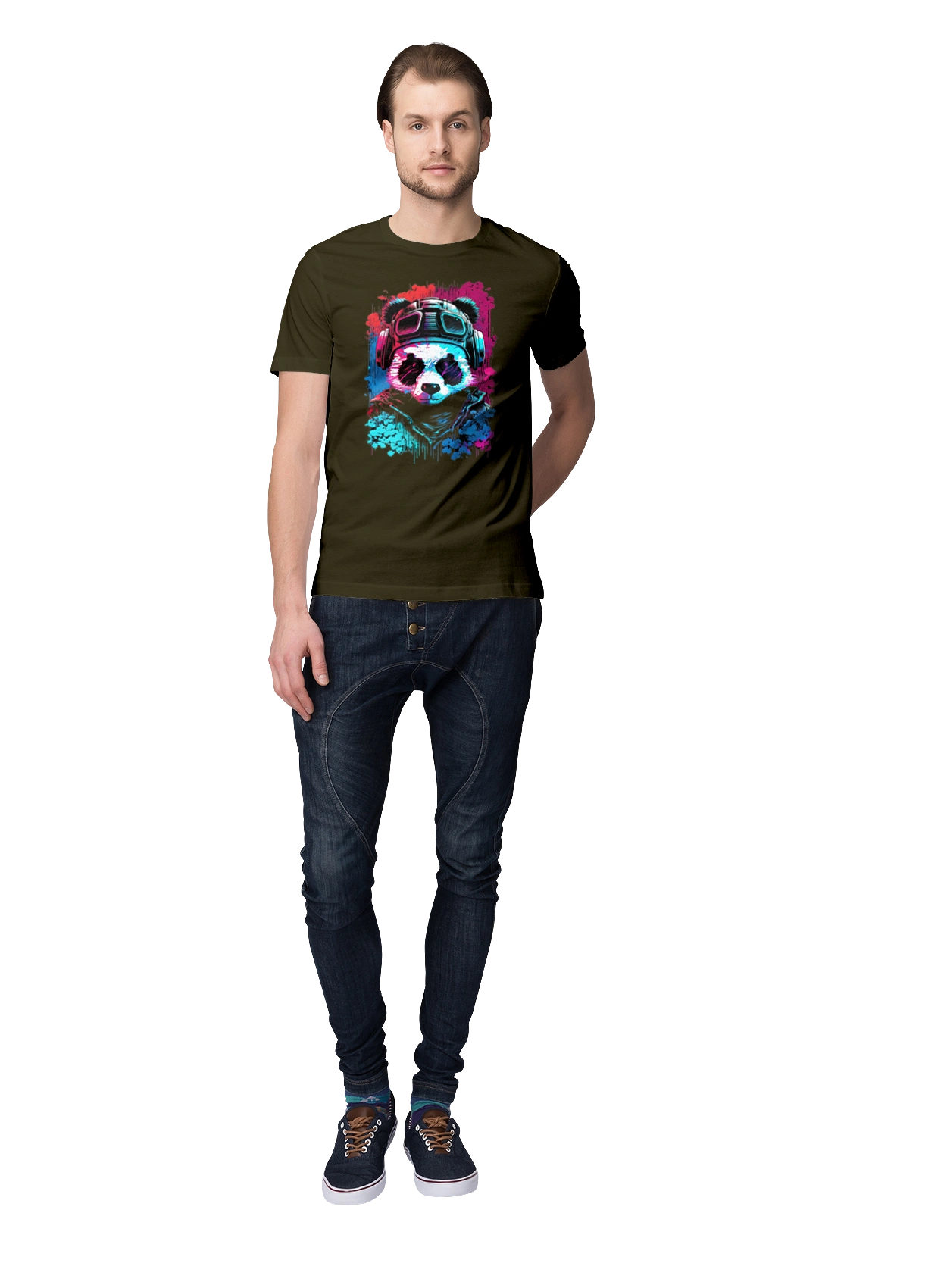 Панда в VR шолом